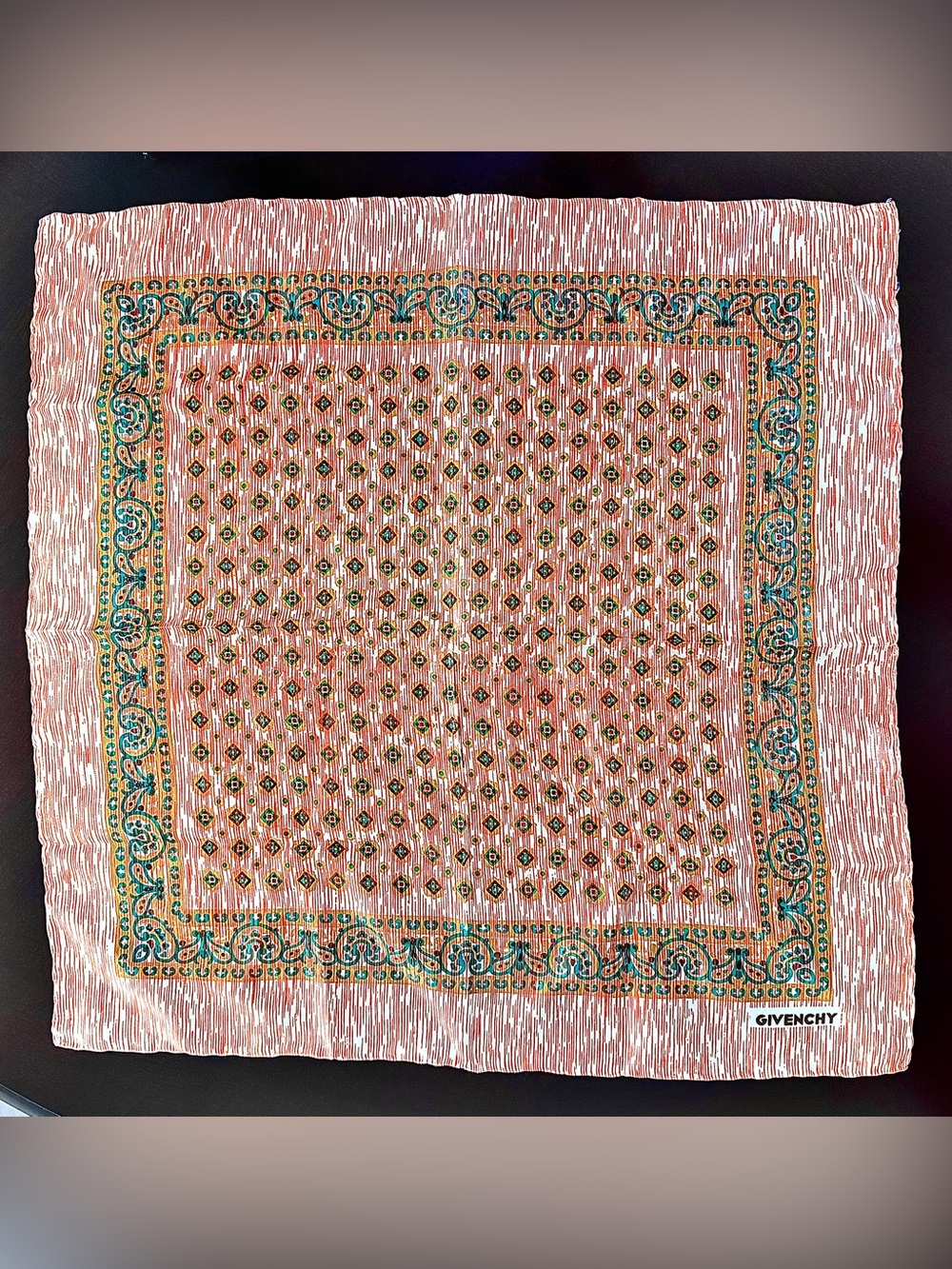Givenchy Vintage Silk Bandana Scarf - Picture 3 of 6